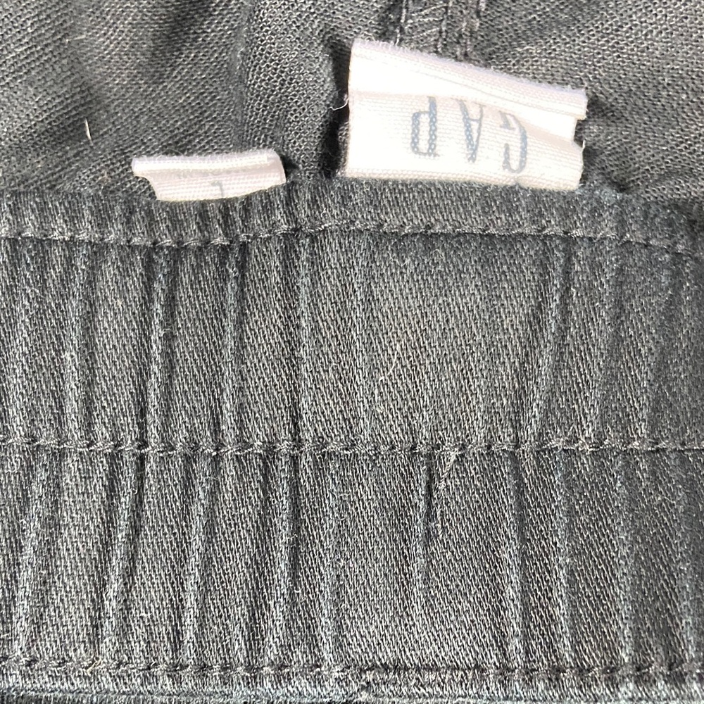 3/$12 GAP Women's Black Chino 4” cotton blend casual Shorts Large L High Rise - Picture 8 of 9